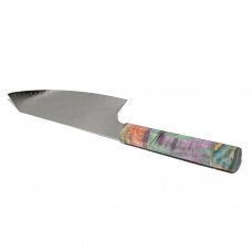 8' Kiritsuke knife 'Maple' Purple Green
