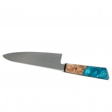 9' Chef Knife "Blue Ice"