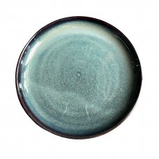 Plate 'Copper Blue' round 18cm
