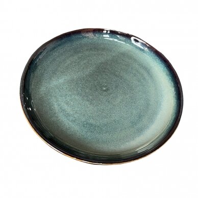 Plate 'Copper Blue' round 18cm 1