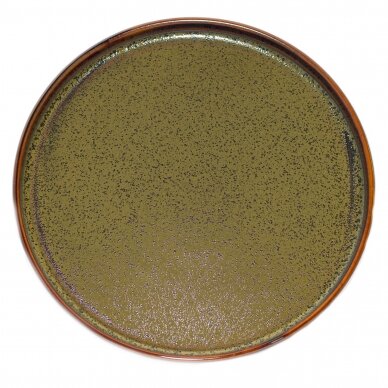 Plate 'Shiny Earth' round 26 cm