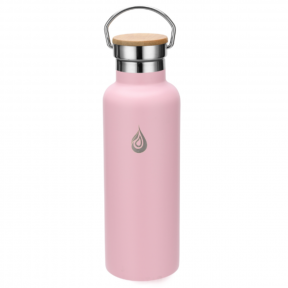 Thermo water bottle 'Bamboo' Pink